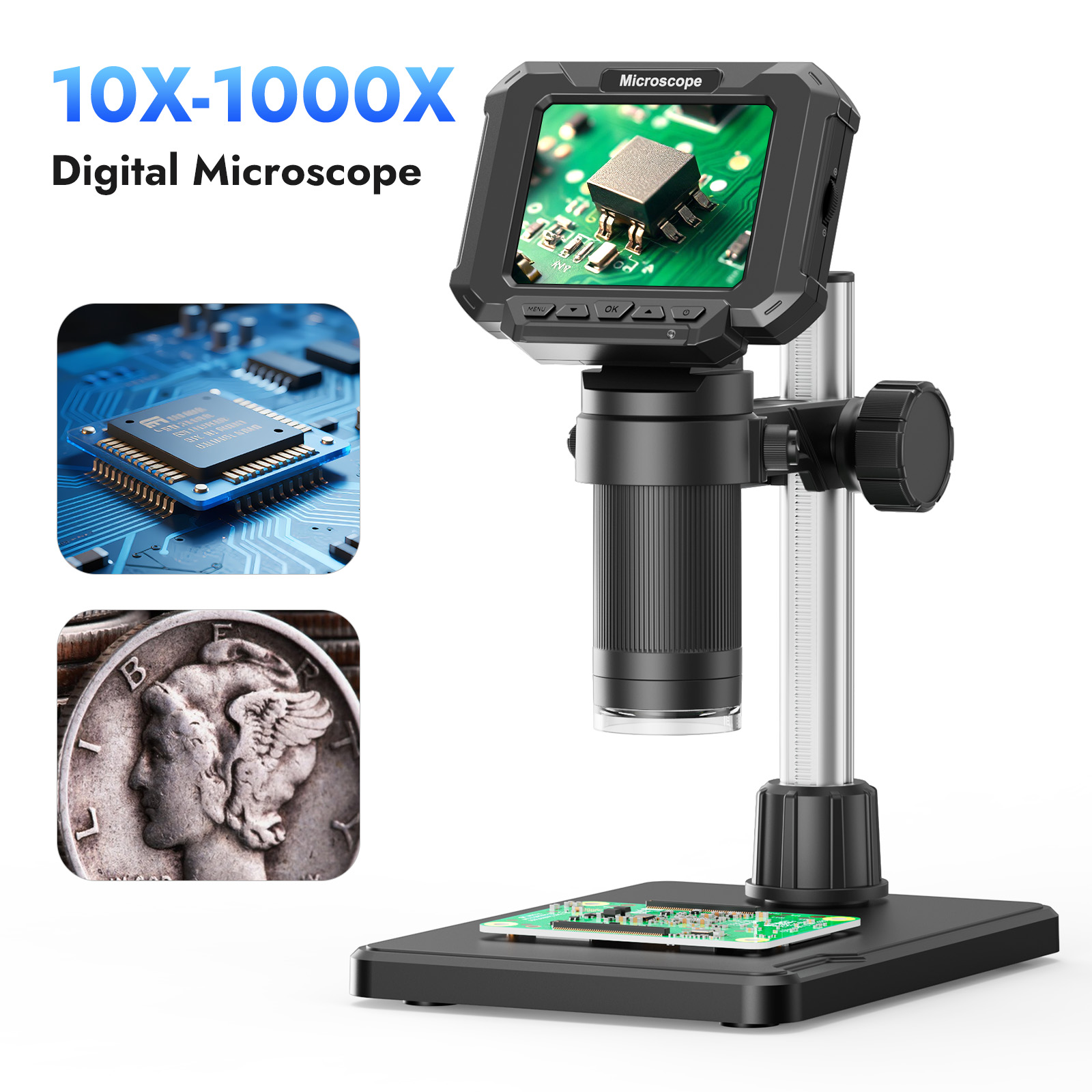 Electronics Repair Videos - Microscopio digitale Microscopio per monete con