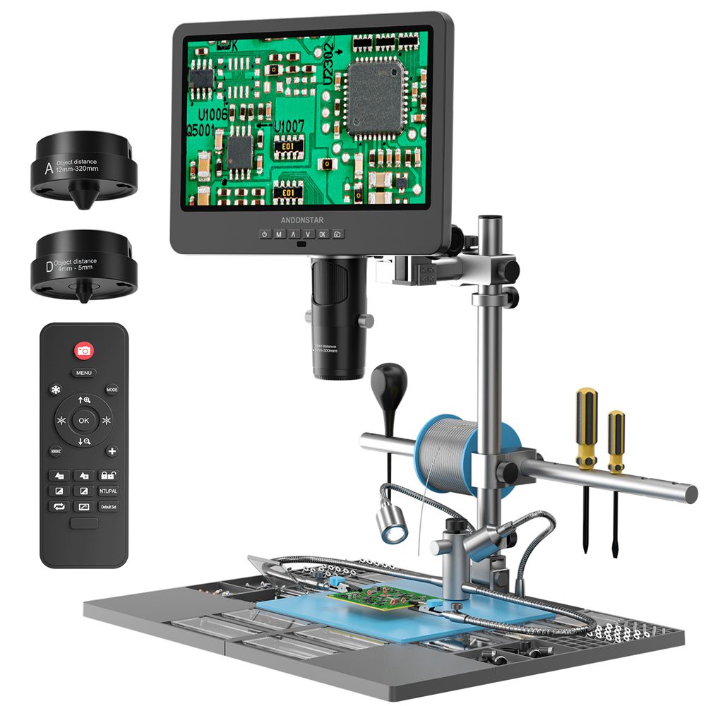 Electronics Repair Plus - Andonstar AD249SM-Plus Microscopio digitale trinoculare UHD