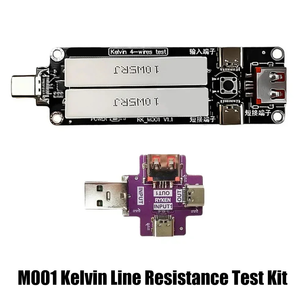 Electronics Repair Bench - Kelvin Resistenza Tipo-C Misuratore di potenza