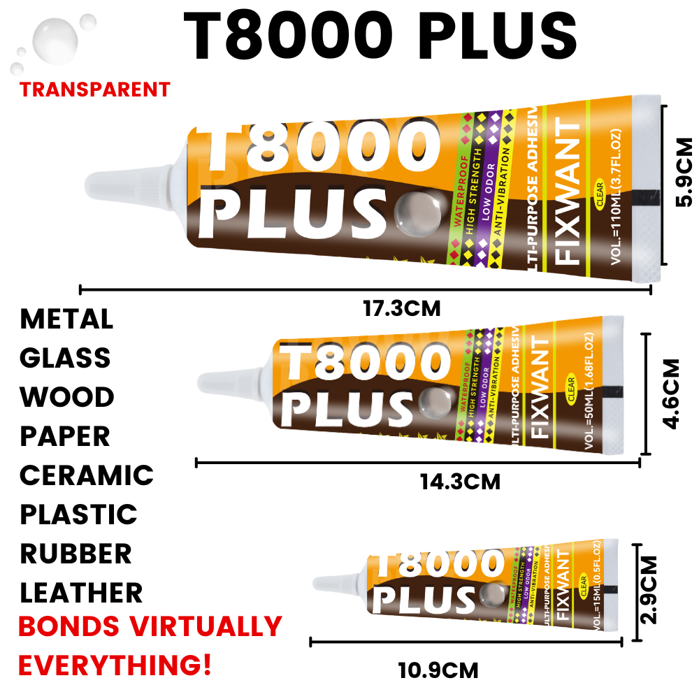 Electronics Repair Plus - Colla per riparazione telefono T8000 PLUS