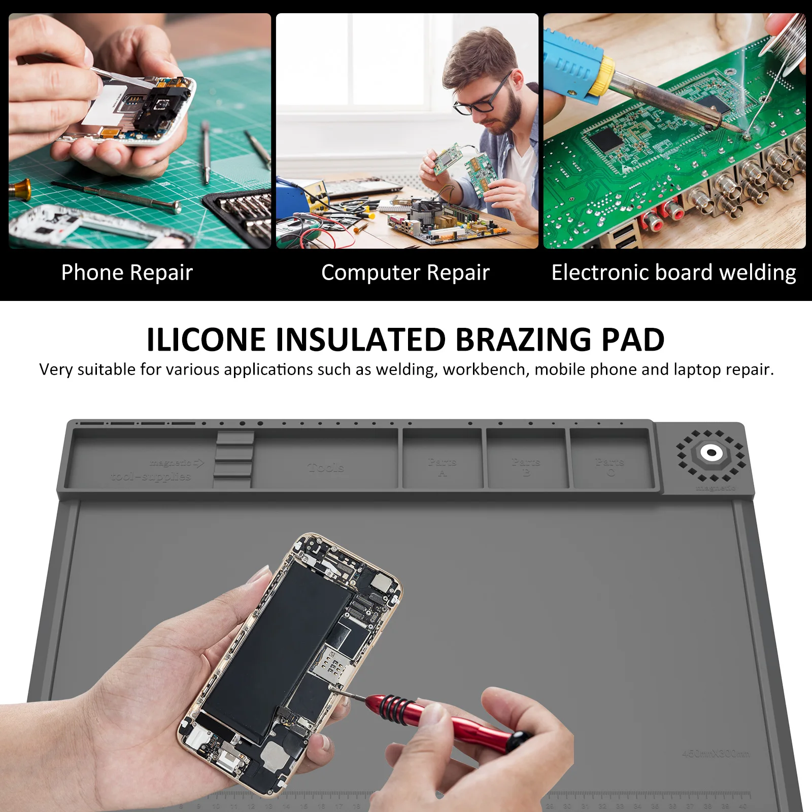 Tappetino per stazione di sald - Electronics Repair Workstation recensione e prezzo