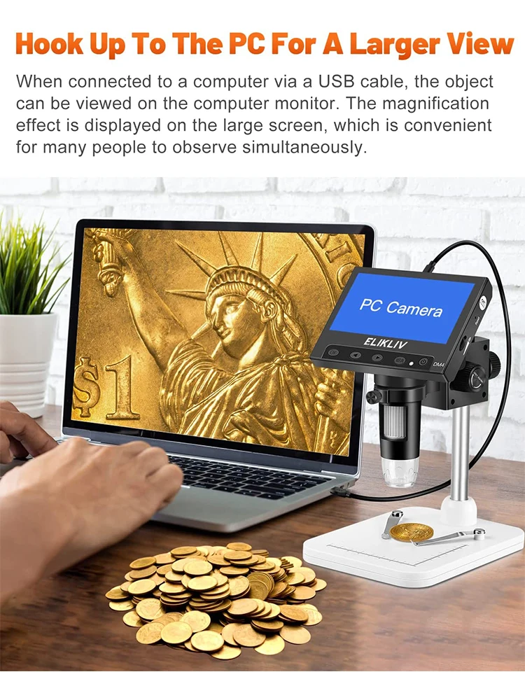 Elikliv EDM4 Microscopio digit - Electronics Repair Videos recensione e prezzo