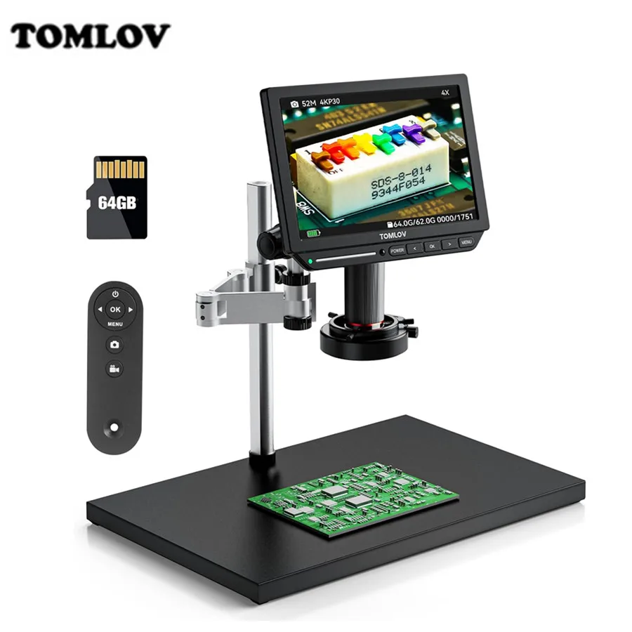 Microscopio Digitale TOMLOV 4K - Electronics Repair Videos recensione e prezzo